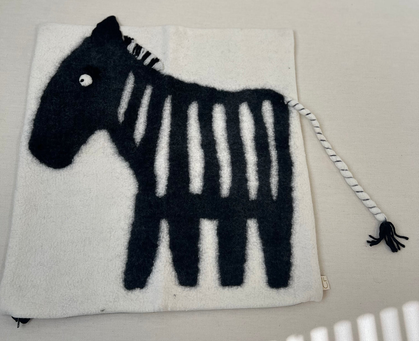 Felt Animal Hand Made Pillow Covers From South Africa