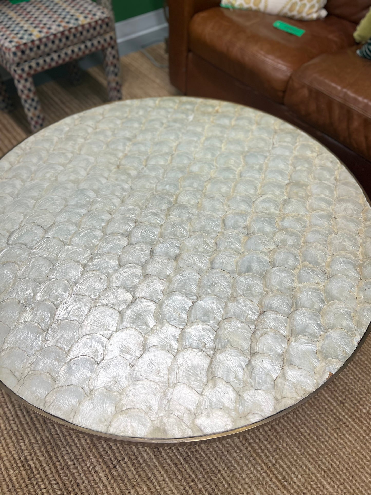 Capiz Seashell Coffee Table