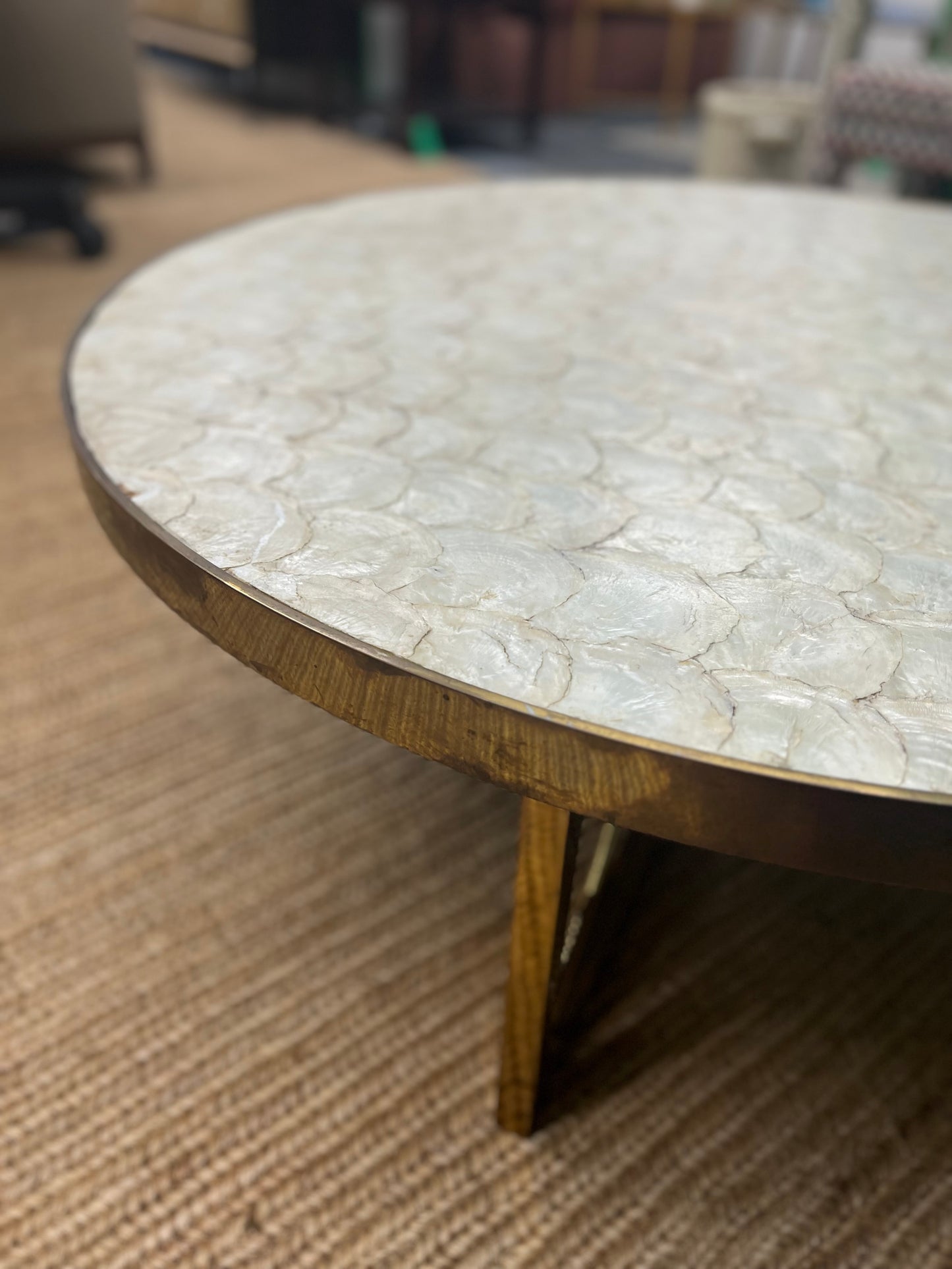 Capiz Seashell Coffee Table