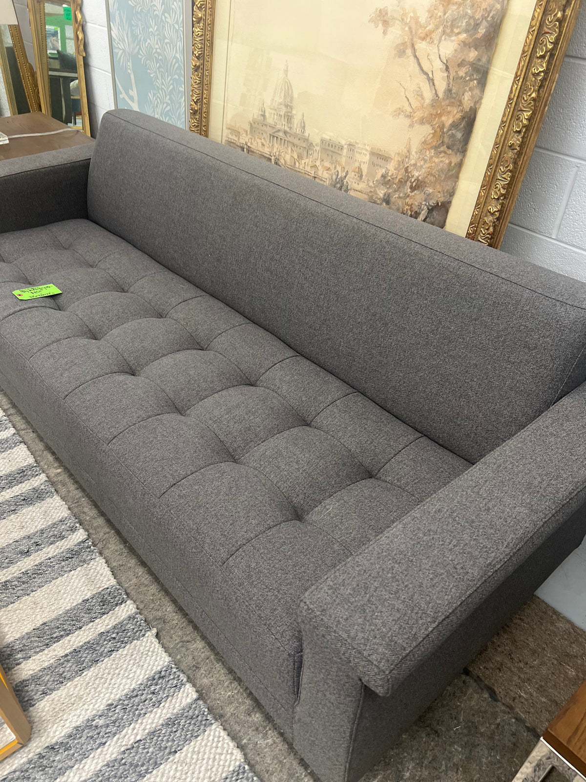 Gus Modern Gray Mid-Century Sofa