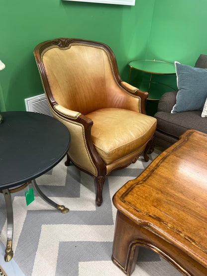 Hancock & Moore Louis XVI Leather Club Chair