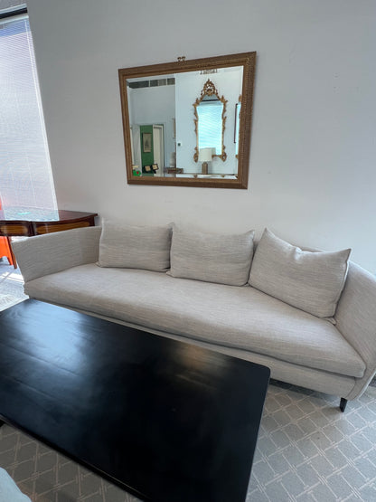 Curved Cream Sofa