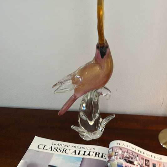 Murano Glass Cockatoo