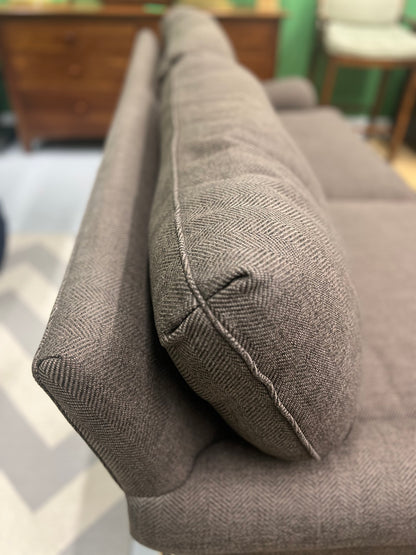 Chocolate Houndstooth Sofa