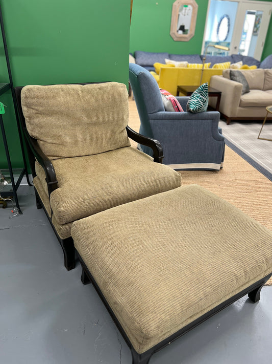 Paul Robert Comfy Oversized Chair And Ottoman