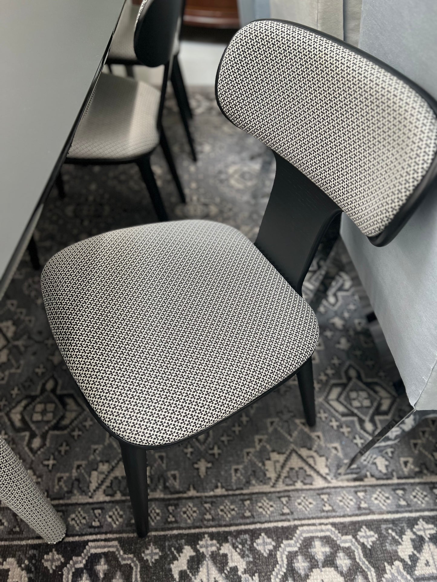 Custom Dining Table And Eight Chairs