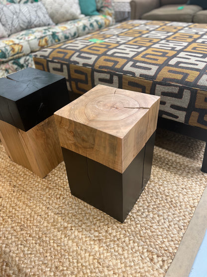Mod Wood Side Table Blocks