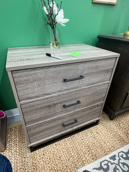 Faux Distressed Wood Small Dresser