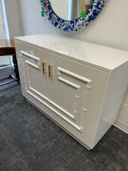 Worlds Away Lacquered Cabinet