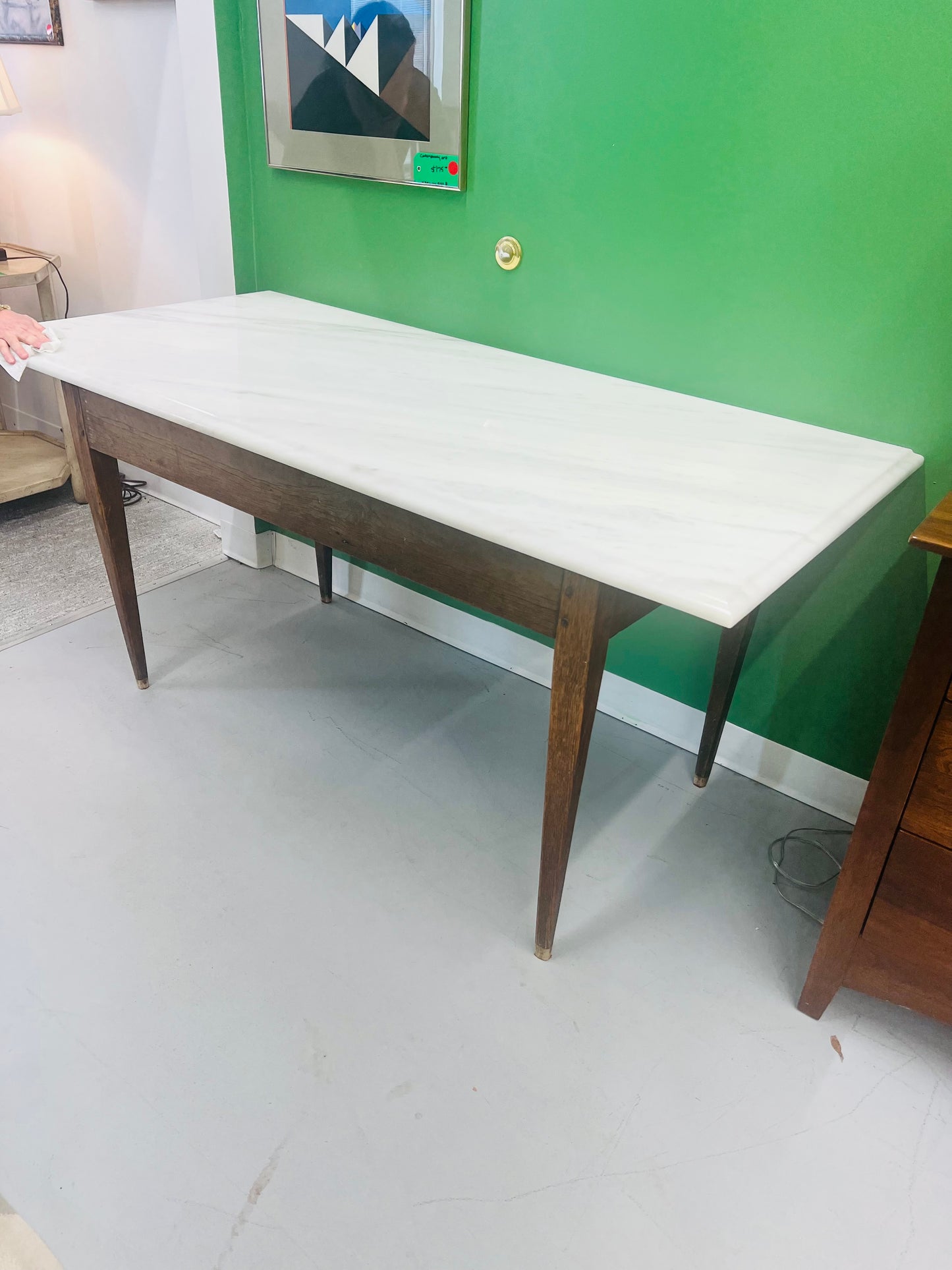 Marble Top Dining Table