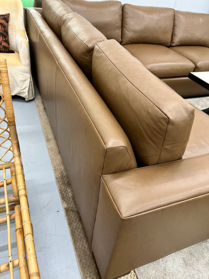 Hickory Chair Leather Sofa