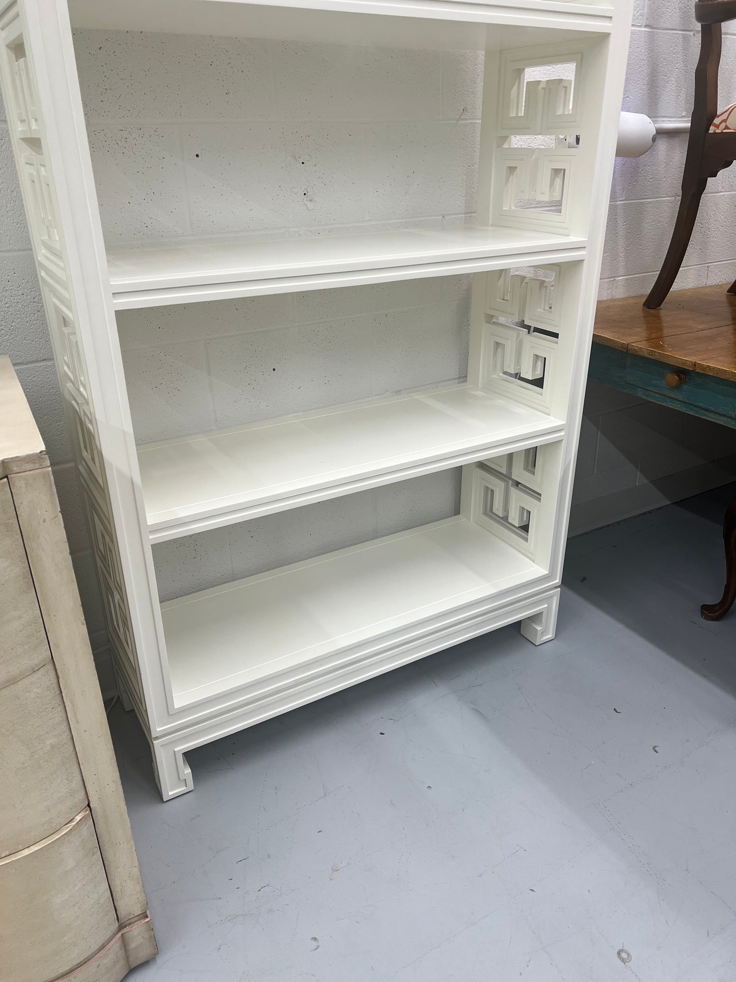 Greek Key Tall Bookcase