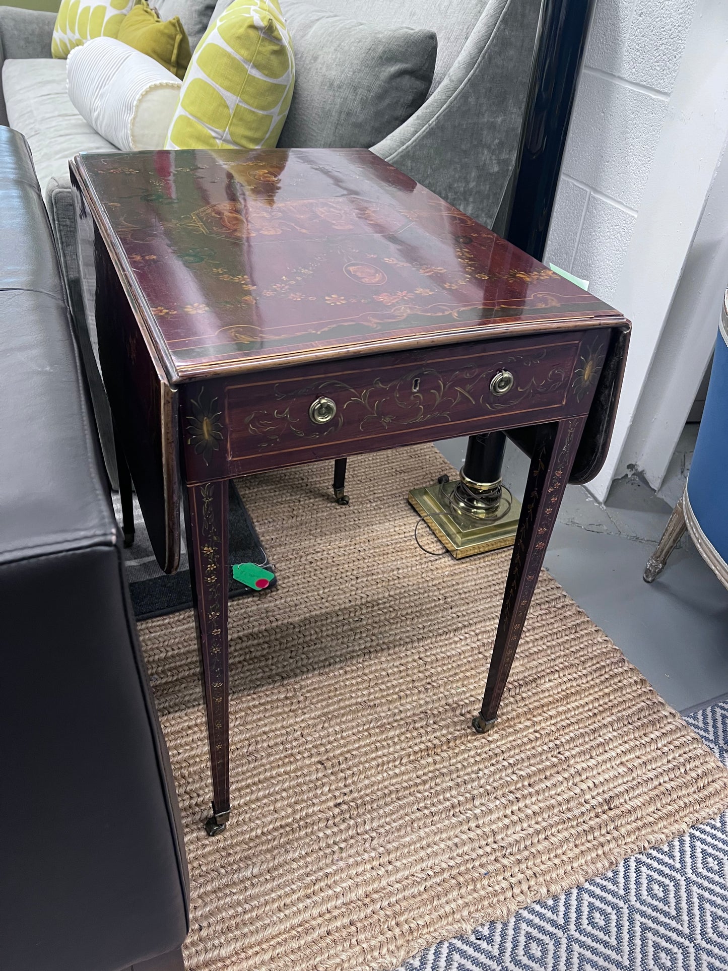 Painted Pembroke Table