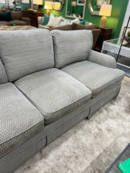 Blue And White Chevron Sofa