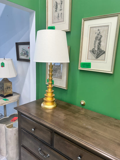 Gold Mat Table Lamp