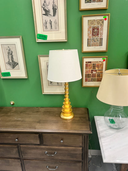 Gold Mat Table Lamp