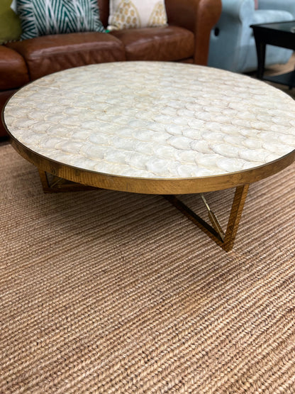 Capiz Seashell Coffee Table