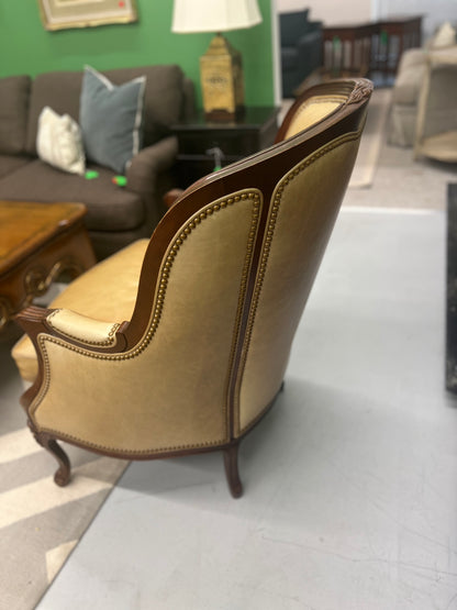 Hancock & Moore Louis XVI Leather Club Chair