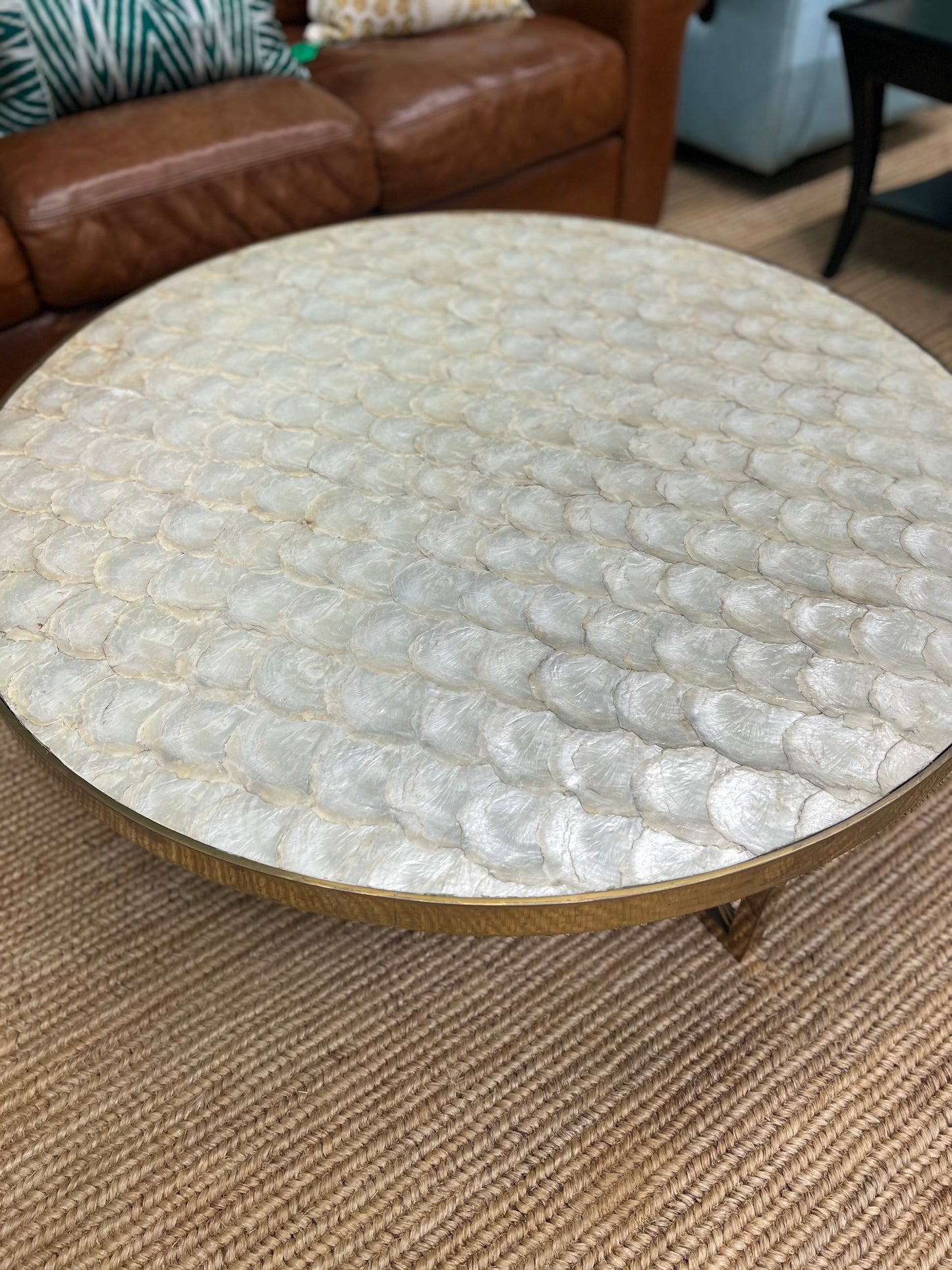 Capiz Seashell Coffee Table