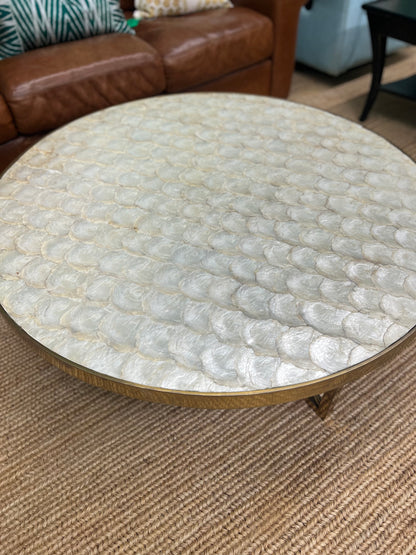 Capiz Seashell Coffee Table