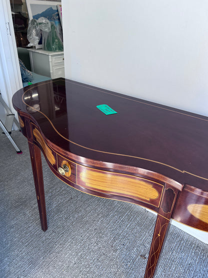 Small Federal Style Hugh Gloss Demilune