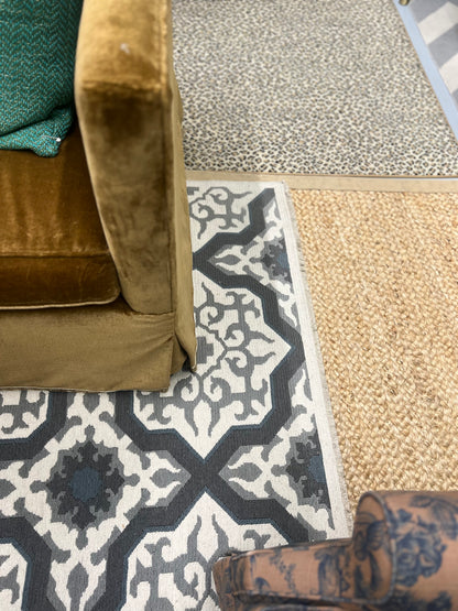 Gray And Blue Area Rug