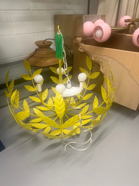 Chartreuse Leonora Leafy Chandelier