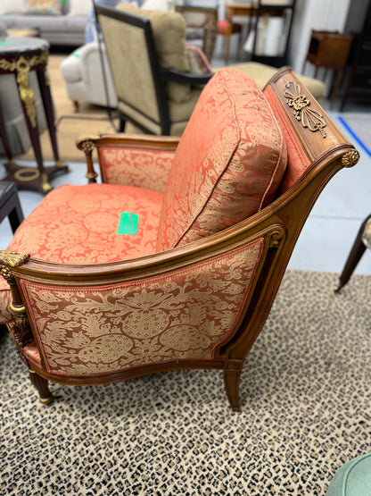 French Louis XVI Style Bergere Chair