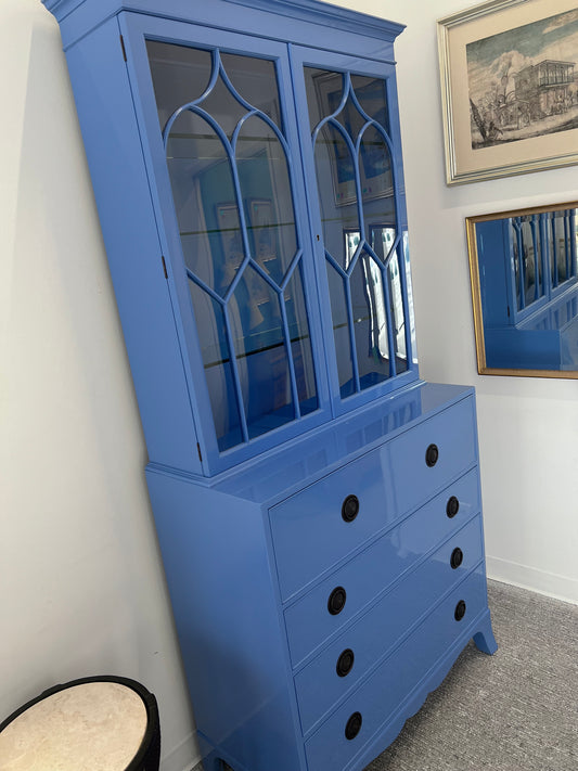 Blue Lacquered Secretary