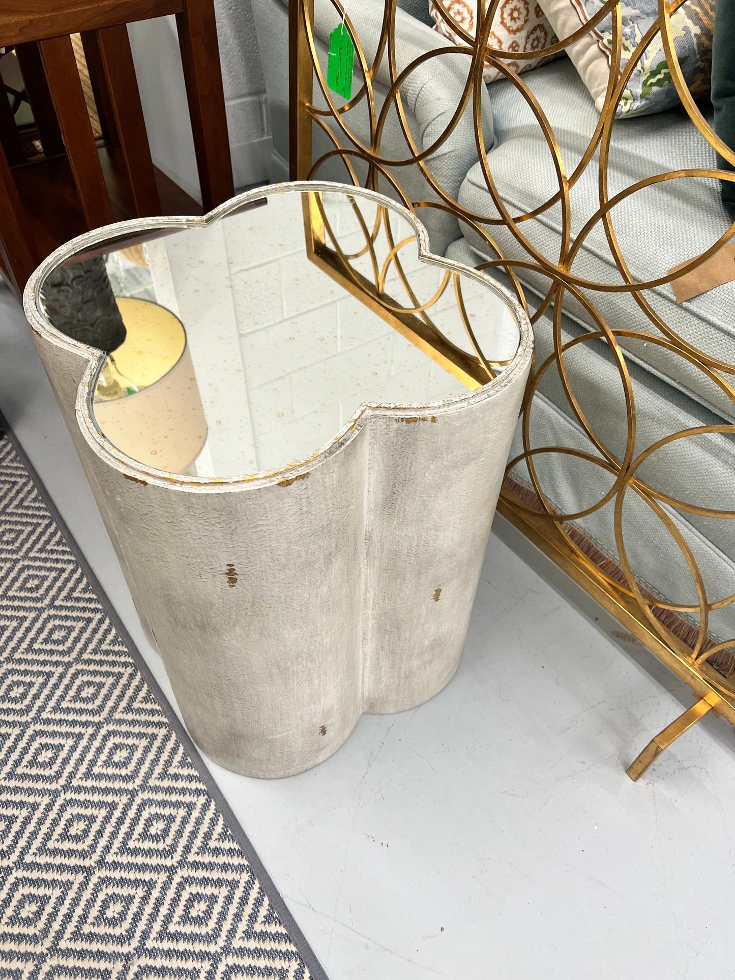 Gabriella White Pedestal Table