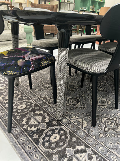 Custom Dining Table And Eight Chairs