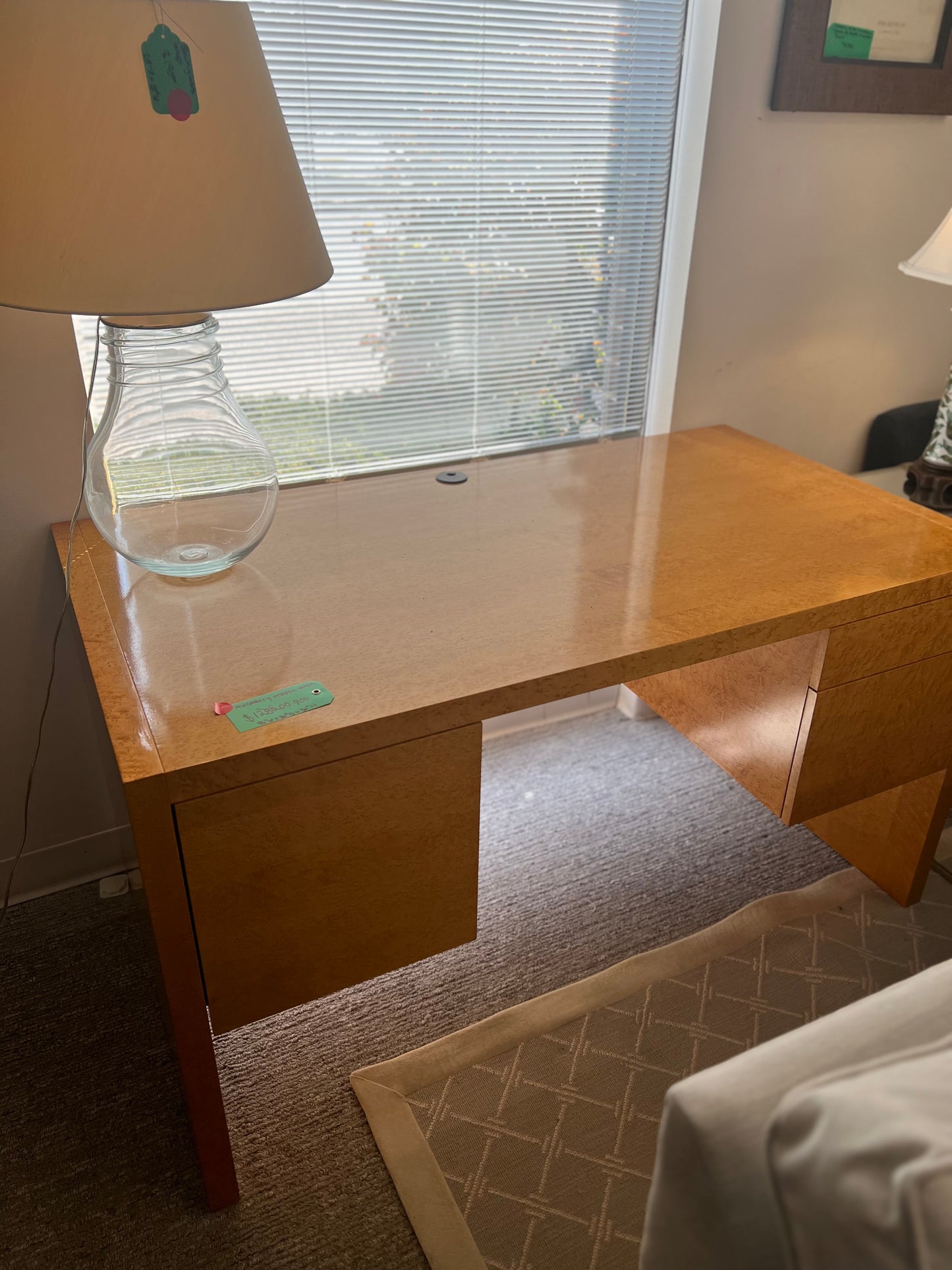 Burl Wood Desk