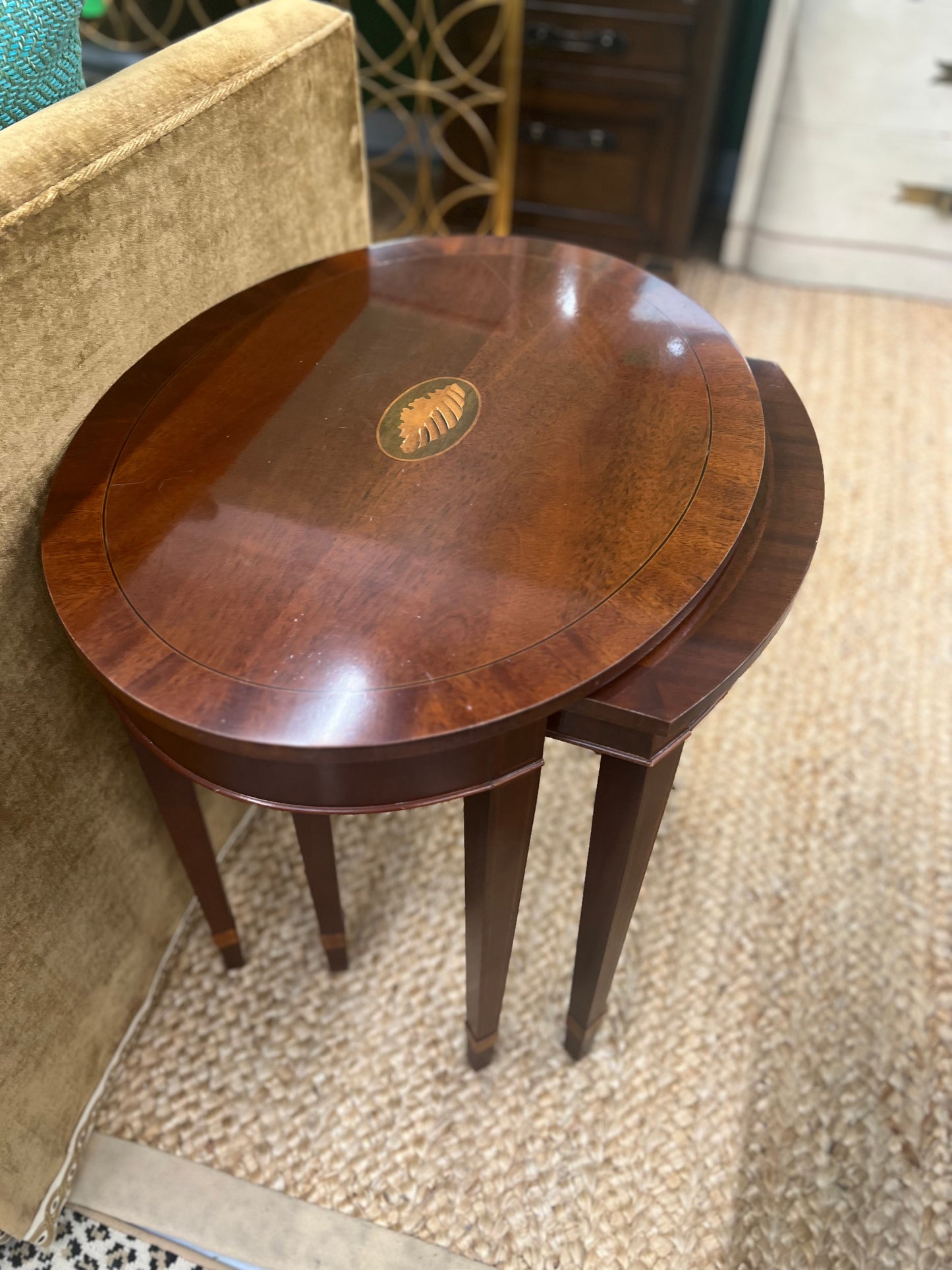 Baker Mahogany Stacking Table