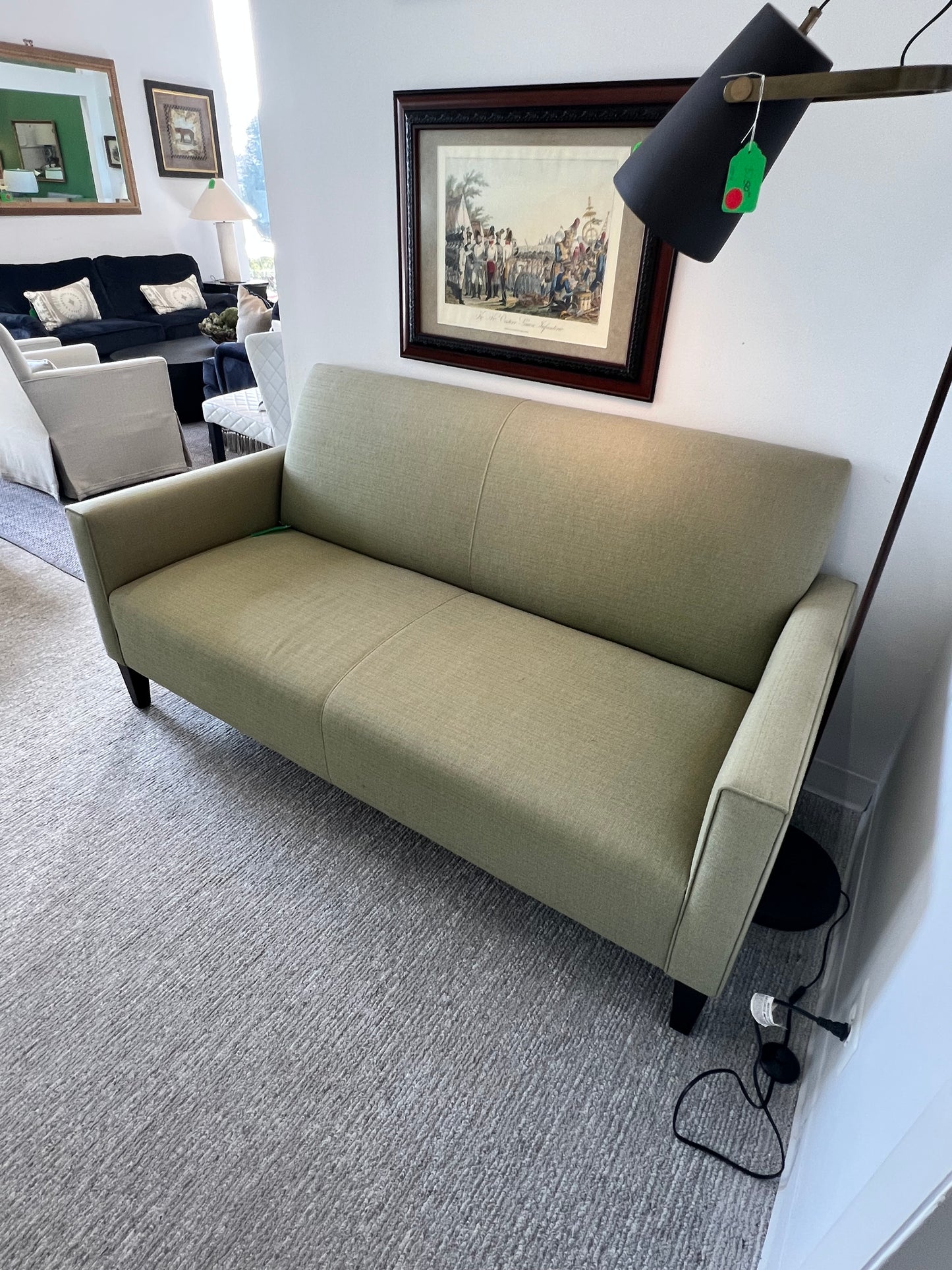 Small Green Sofa