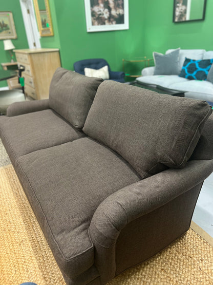 Chocolate Houndstooth Sofa