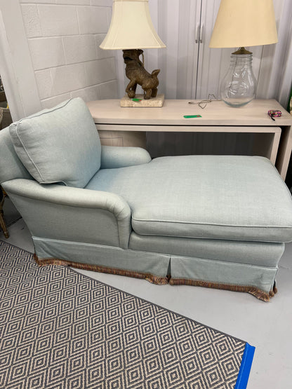 Light Blue Chaise Lounge
