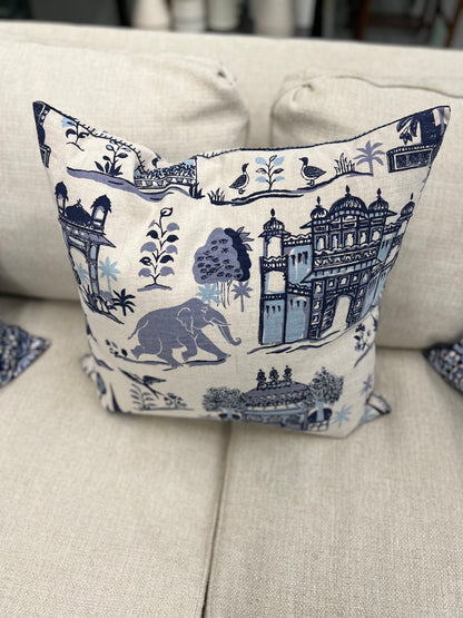 Bedside Manor Blue And White Elephant/Nanjing Pillow