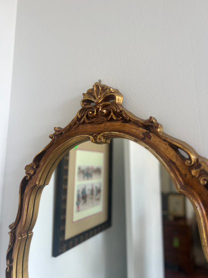 Small Gold Mirror