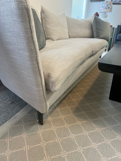 Curved Cream Sofa