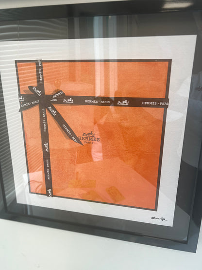 Framed Hermes Watercolor