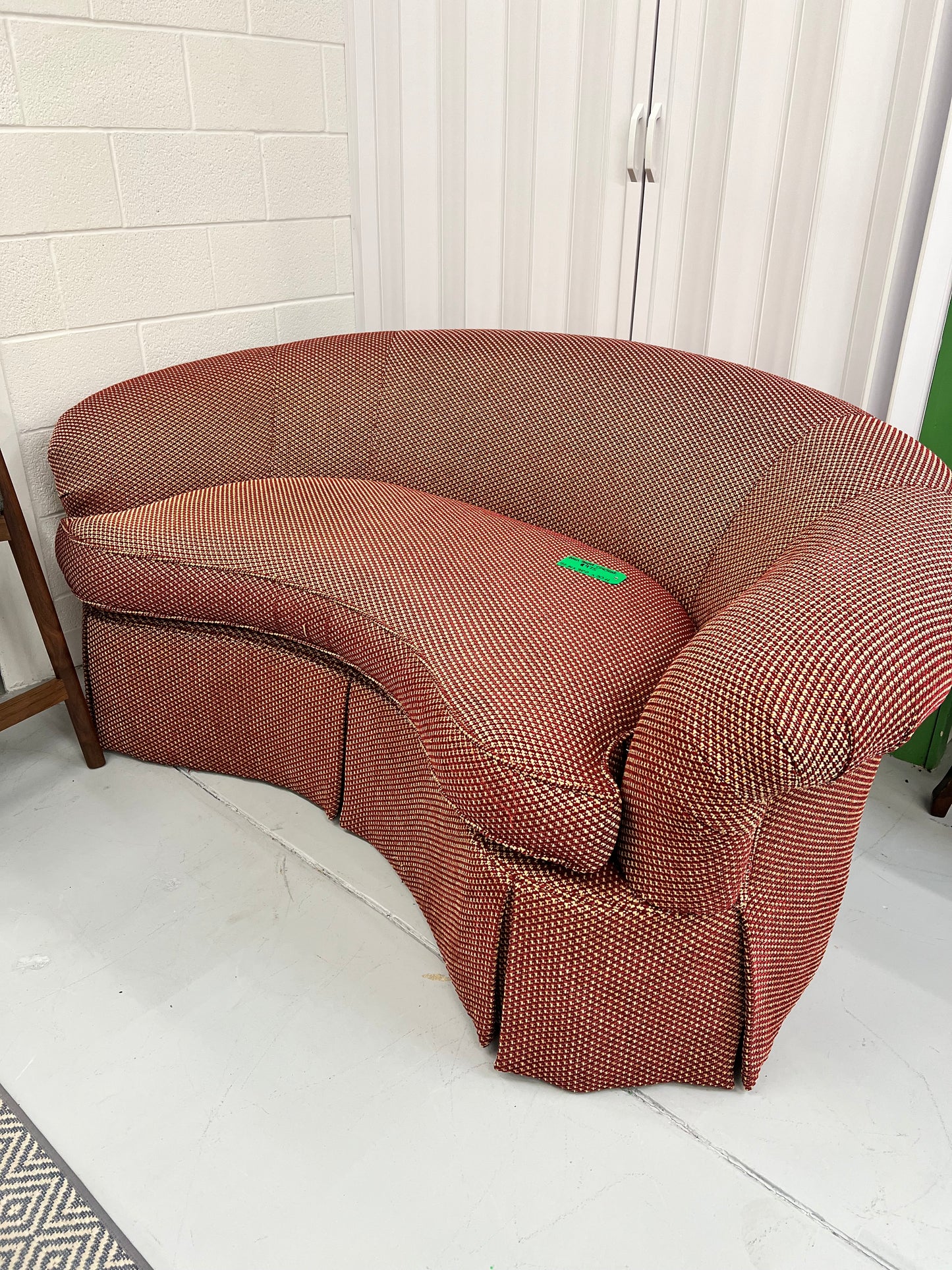 Bean Shaped Loveseat