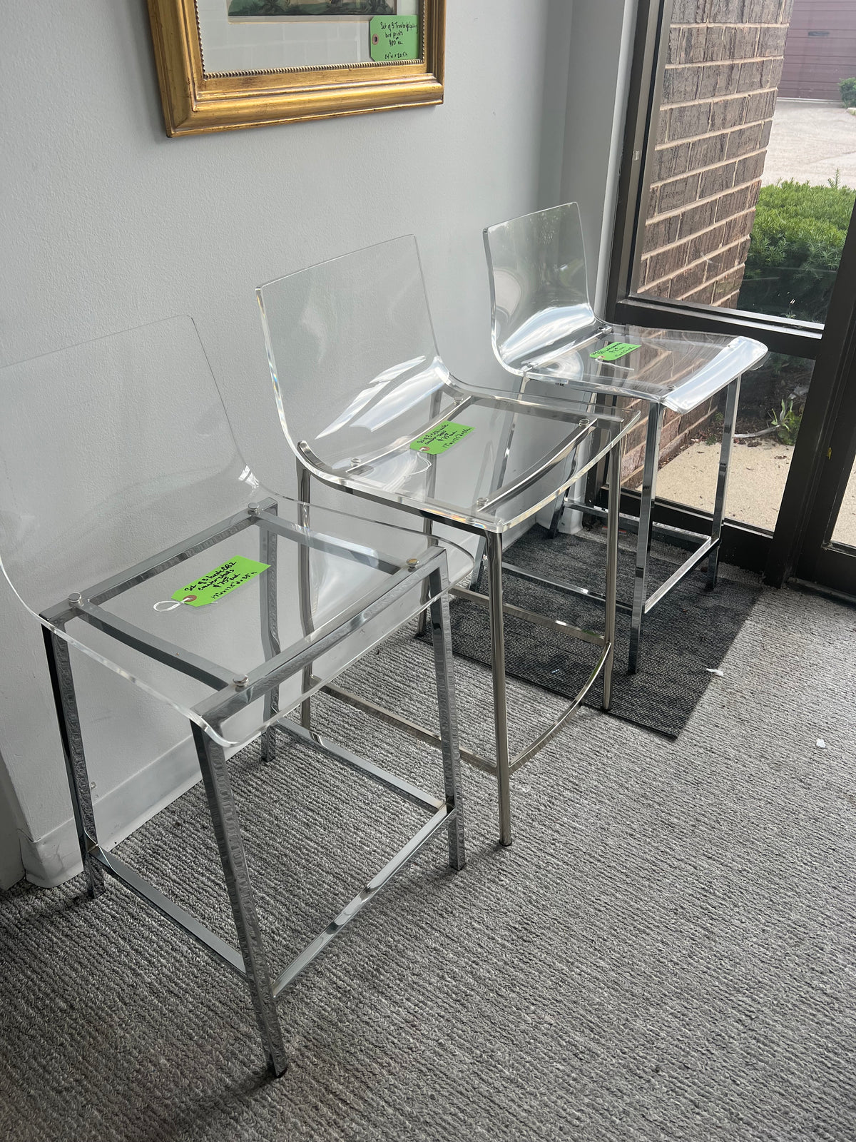 Cb2 Lucite Counter Stool