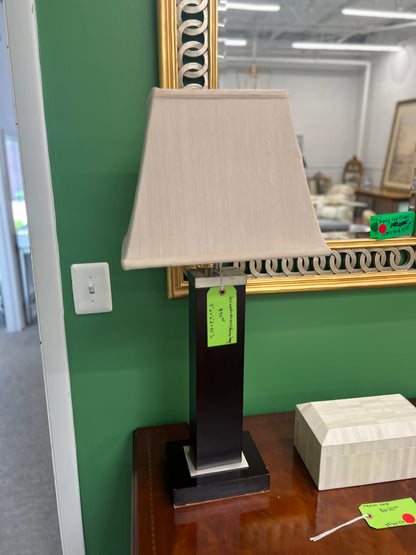 Espresso Column Lamp