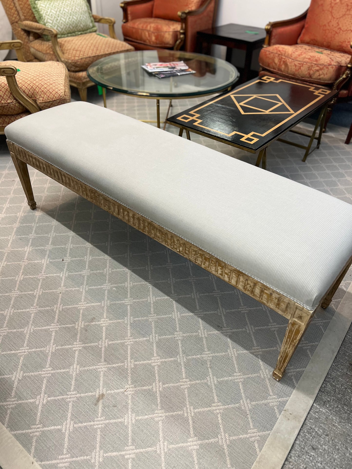 French Louis XVI Style Bedroom Bench