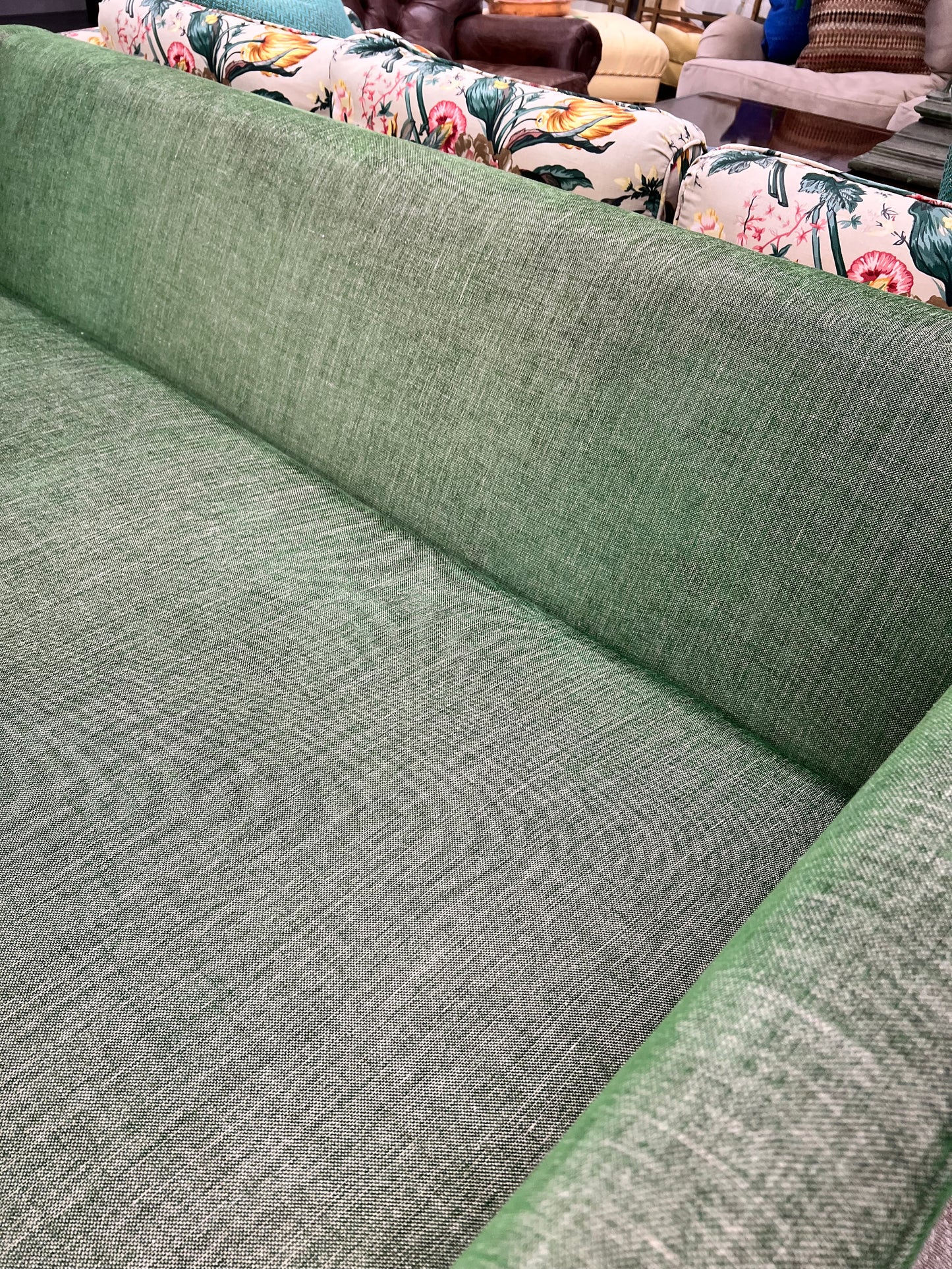 Green Full Sized Pull Out Sofa