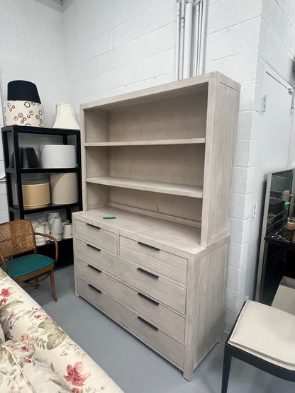 Restoration Hardware Laguna Dresser & Hutch Set