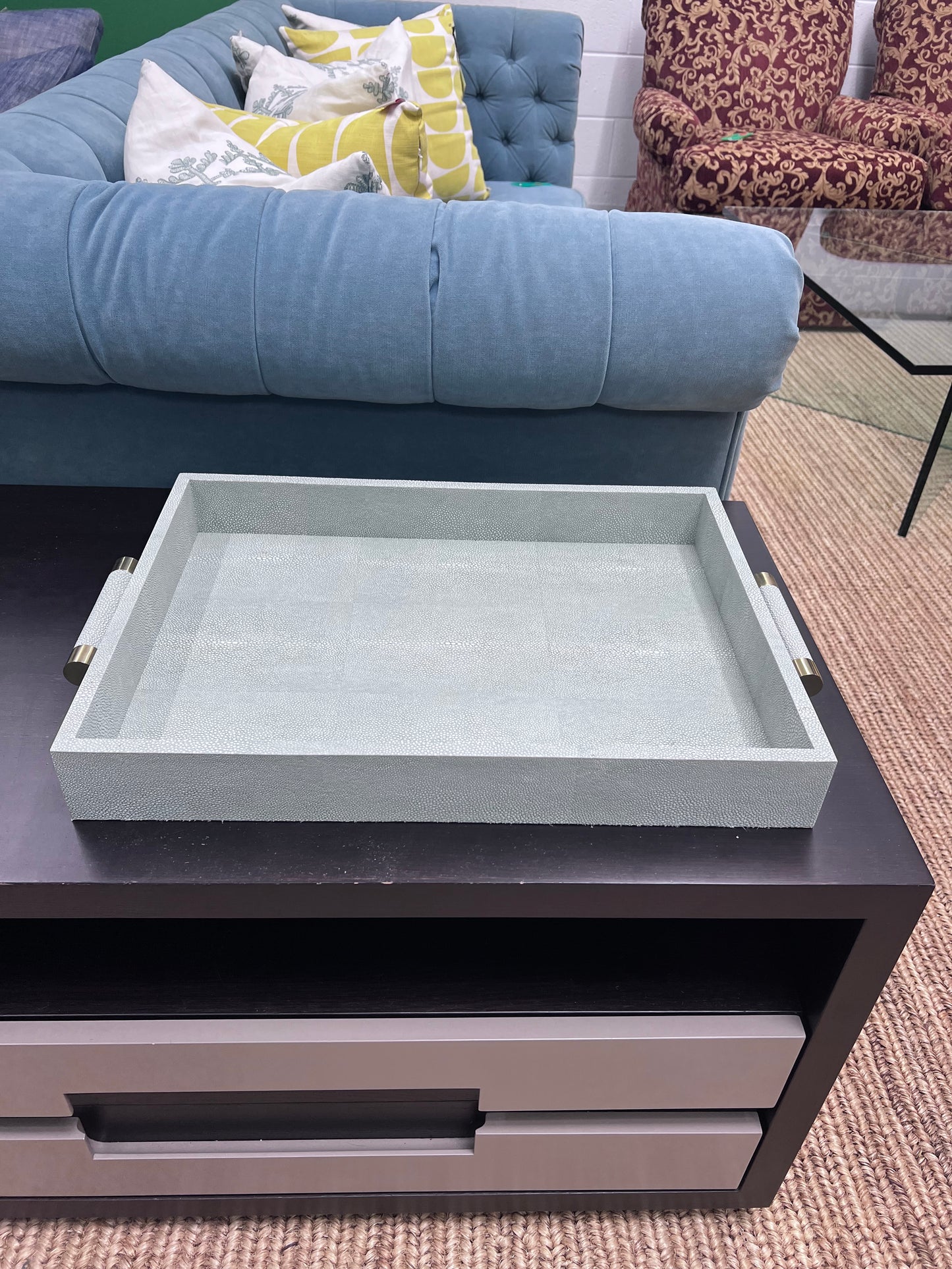 Aerin Shagreen Butler Tray