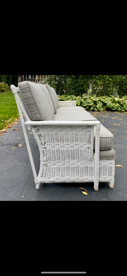 Wicker Sofa And Or Loveseat With Chairs