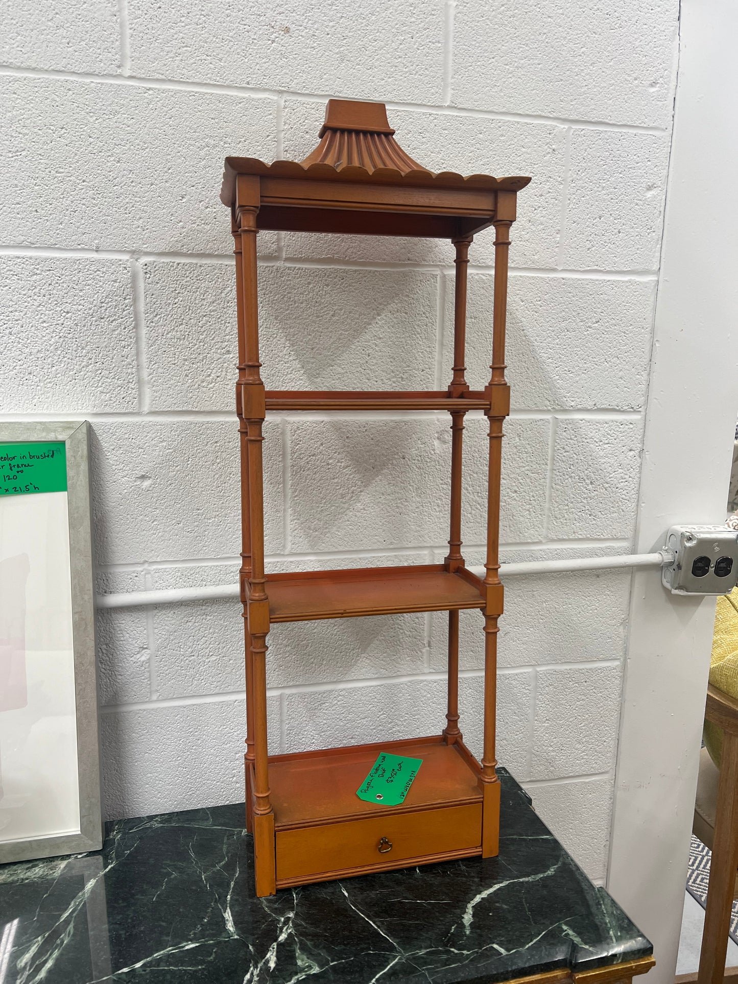 Pagoda Floating Wall Shelf