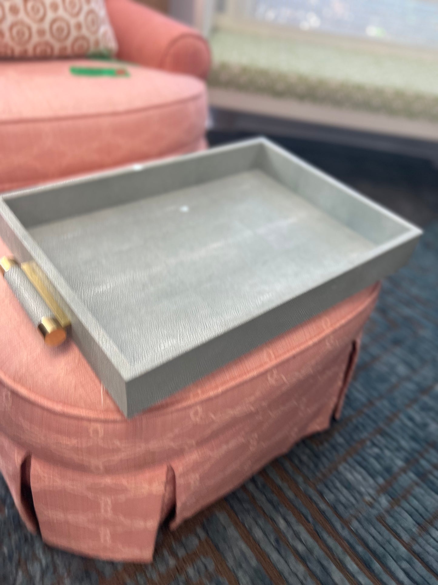 Aerin Shagreen Butler Tray
